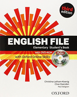 ENGLISH FILE ELEMENTARY STUDENTS BOOK  3 ED.