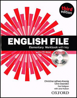 ENG FILE 3E ELEM WB  W/7 KEY  ICHECKER PK MERCANCIA DE IMPORTACION