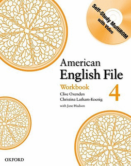 AMERICAN ENGLISH FILE 4 WBK INCL. CD ROM