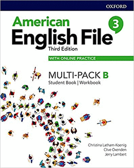 AMERICAN ENGLISH FILE 3B MULTI-PACK STUDENT BOOK WORKBOOK WITH ONLINE PRACTICE