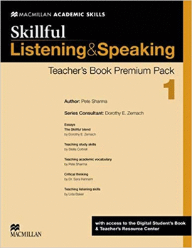 SKILLFUL 1 LISTENING Y SPEAKING TEACHERS BOOK PREMIUM PACK