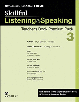 SKILLFUL 3 LISTENING Y SPEAKING TEACHERS BOOK PREMIUM PACK
