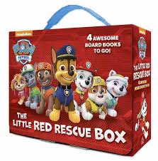 THE LITTLE RED RESCUE BOX PAW PATROL (4 AWESOME BOARD BOOKS TOGO