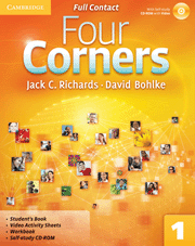 FOUR CORNERS 1 FULL CONTACT WITH SELF-STUDY CD-ROM