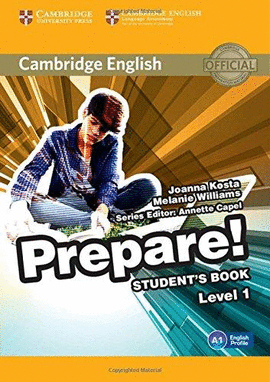 CAMBRIDGE ENGLISH PREPARE 1 SBK W/OUT ANSWER