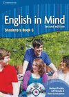 ENGLISH IN MIND 5 SBK SECOND EDITION   WITH DVD-ROM