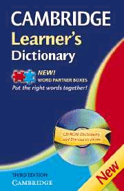 CAMBRIDGE LEARNER'S DICTIONARY INCL. CD-ROM