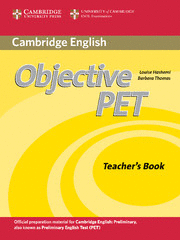 OBJECTIVE PET TEACHER'S BOOK