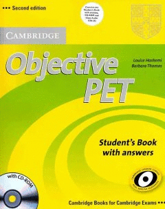 OBJECTIVE PET STUDENT BOOK W/ ANSWER W/ CDROM