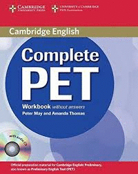 COMPLETE PET WORKBOOK +CD AUDIO