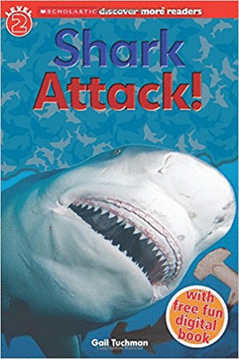 SHARK ATTACK!  LEVEL 2 WITH FREE FUN DIGITAL BOOK