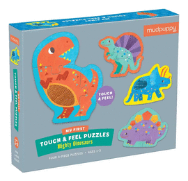 MY FIRST TOUCH AND FEEL PUZZLE. MIGHTY DINOSAUR