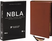 NBLA BIBLIA ULTRAFINA, LETRA GRANDE, COLECCIÓN PREMIER, CARAMELO