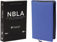 NBLA BIBLIA ULTRAFINA, LETRA GRANDE, COLECCIÓN PREMIER, AZUL