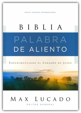 NVI SANTA BIBLIA, LUCADO, PALABRA DE ALIENTO, LEATHERSOFT, CAFÉ, INTERIOR A DOS COLORES