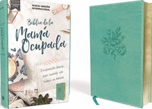 NVI BIBLIA DE LA MAMÁ OCUPADA, LEATHERSOFT, TRUQUESA, EDICIÓN LETRA ROJA