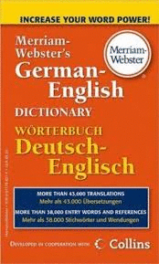 MERRIAM WEBSTER´S GERMAN -  ENGLISH DICTIONARY