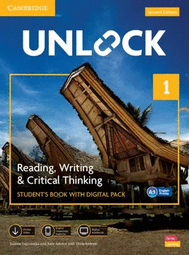 UNLOCK LEVEL 1 READING, WRITING AND CRITICAL THINKING STUDENT'S BOOK WITH DIGITAL PACK