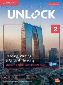 UNLOCK LEVEL 2 READING, WRITING AND CRITICAL THINKING STUDENT'S BOOK WITH DIGITAL PACK