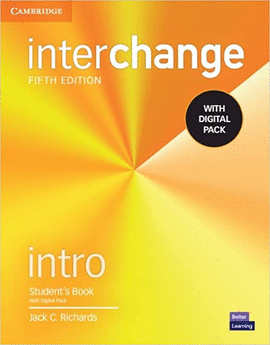 INTERCHANGE INTRO STUDENT'S BOOK WITH DIGITAL PACK