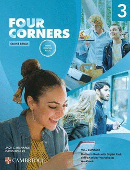 FOUR CORNERS FULL CONTACT WITH DIGITAL PACK LEVEL 3 (2 ED.)
