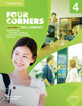FOUR CORNERS LEVEL 4 FULL CONTACT WITH ONLINE SELF-STUDY