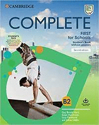 COMPLETE FIRST FOR SCHOOLS 2E SB PACK B2
