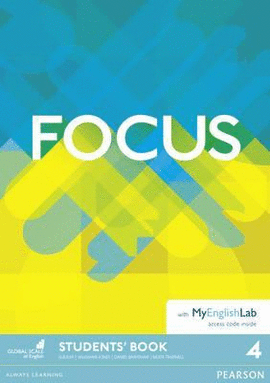 FOCUS 4 STUDENT'S BOOK Y MYENGLISHLAB (BRITANICO)