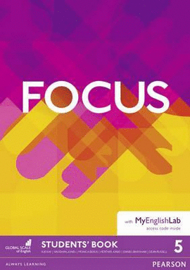 FOCUS 5 STUDENTS BOOK Y MYENGLISHLAB (BRITANICO)