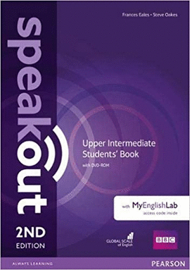 SPEAKOUT UPPER INTERMEDIATE 2ND EDITION STUDENTS' BOOK WITH DVD-ROM AND MYENGLISHLAB ACCESS CODE PACK