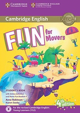 FUN FOR MOVERS STUDENT´S BOOK W/HOME 4TH EDITION