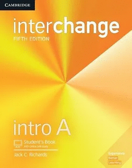 INTERCHANGE INTRO A STUDENT'S BOOK WITH ONLINE SELF-STUDY