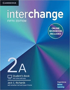 INTERCHANGE LEVEL 2A STUDENT'S BOOK WITH ONLINE SELF-STUDY AND ONLINE WORKBOOK 5TH EDICIÓN