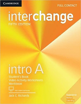 INTERCHANGE INTRO A FULL CONTACT WITH ONLINE