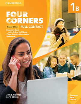 FOUR CORNERS LEVEL 1B FULL CONTACT WITH ONLINE SELF-STUDY