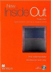 NEW INSIDE OUT WBK PRE-INTERMEDIATE WITH KEY WITH AUDIO CD