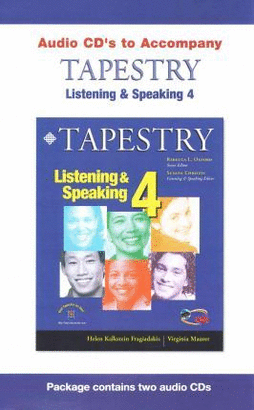 TAPESTRY LISTENING AND SPEAKING 4 AUDIO CD'S