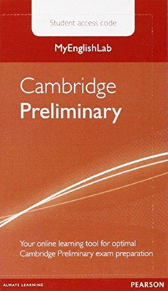MYENGLISHLAB CAMBRIDGE PRELIMINARY ACCESS CARD