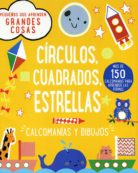 CALCOMANIAS Y DIBUJOS : CIRCULOS CUADRADOS ESTRELLAS