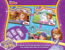 PRINCESA SOFIA, CAJA LLAVERO Y LIBROS PARA LEER