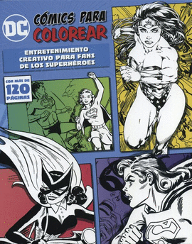 DC COMICS PARA COLOREAR:  MUJER MARAVILLA Y BATICHICA