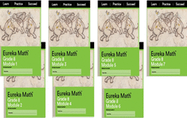 EUREKA MATH GRADE 8 LEARN PRACTICE SUCCEED WORKBOOK PACK (MODULE 1-7)