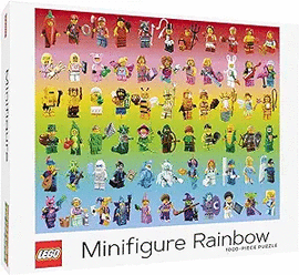 LEGO MINIFIGURE RAINBOW ROMPECABEZAS DE 1000 PIEZAS