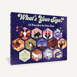 12 PUZZLES IN ONE BOX: WHAT'S YOUR SIGN?