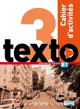 TEXTO 3 CAHIER D ACTIVITES (CD AUDIO)