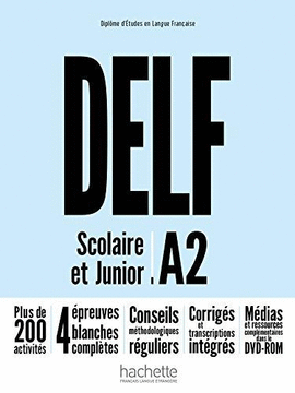 DELF A2 SCOLAIRE ET JUNIOR + DVD-ROM