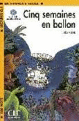 CINQ SEMAINES EN BALLON LECTURES CLE INCL CD AUDIO MP3