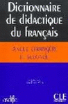 DICTIONNAIRE DE DIDACTIQUE DU FRANCAIS
