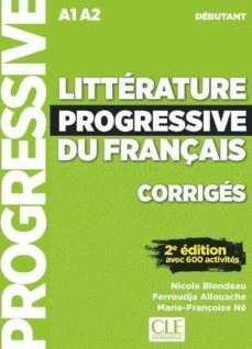 LITTERATURE PROGRESSIVE DU FRANÇAIS - CORRIGES: NIVEAU DEBUTANT (2ª ED) - N COUVERTURE