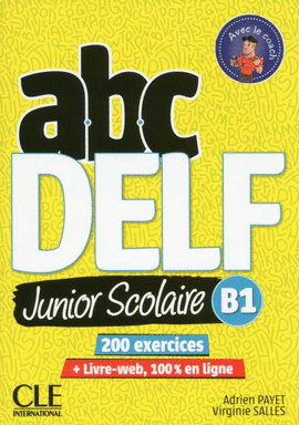 ABC DELF JUNIOR SCOLAIRE B1 LIVRE + DVD